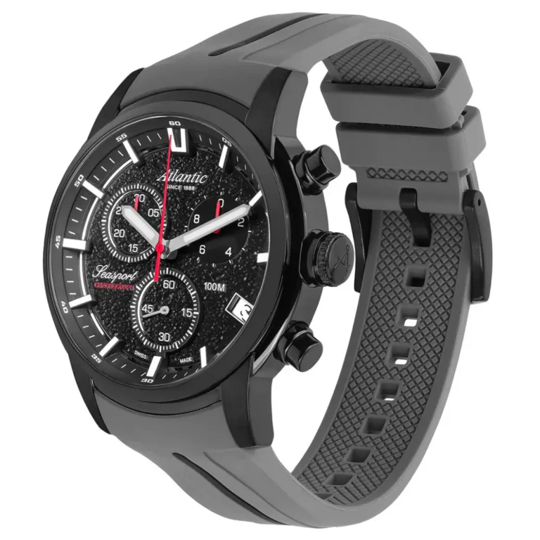 Zegarek męski Atlantic Seasport Chronograph 87461.46.61BKPU